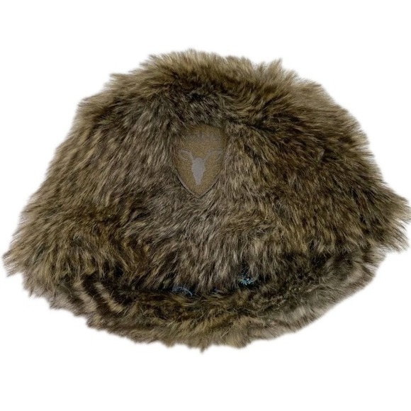 Nobis Faux Fur Hat Winter Brown Russian Style Mens/Women's Fashion 10.5' #338C - Picture 1 of 6